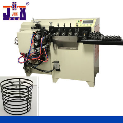 เครื่องทำแหวน 4KW เหล็กแบน 26m / S เครื่องวนลูปอัตโนมัติเต็มรูปแบบ