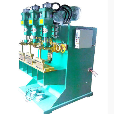 เครื่องเชื่อมหลายจุดโซลินอยด์วาล์ว 400 มม. แขน 150KVA เครื่องเชื่อมแบบสามหัว
