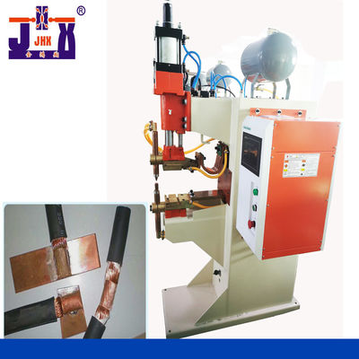 เครื่องเชื่อมสปอตทองแดงความถี่ปานกลางเครื่องเชื่อมสปอต 3 เฟส 120KVA สำหรับทองแดงแดง