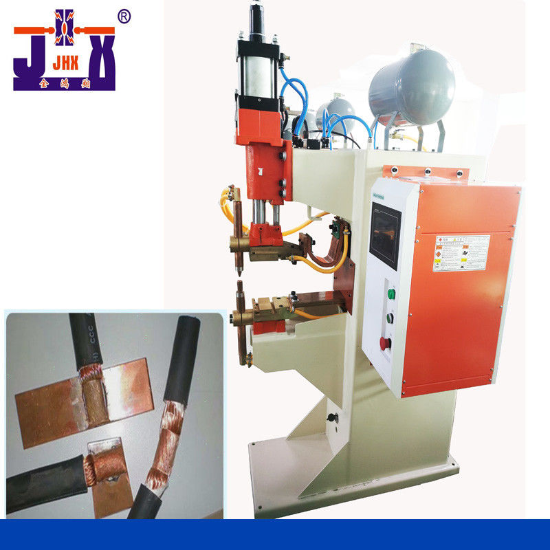 เครื่องเชื่อมสปอตทองแดงความถี่ปานกลางเครื่องเชื่อมสปอต 3 เฟส 120KVA สำหรับทองแดงแดง